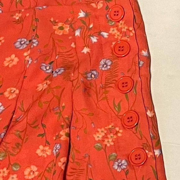 NWT C & V (Chelsea & Violet) Women’s High Rise Floral Wide Leg Pants Sz L - Picture 9 of 9